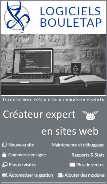 Logiciels BouletAP - Créateur expert en sites web